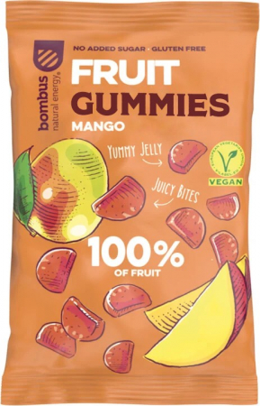 Fara zahar - Jeleuri de fructe cu mango, 35g Bombus
