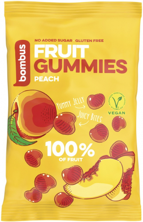 Alimente - Jeleuri de fructe cu piersici, 35g Bombus