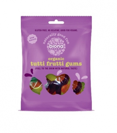Bomboane, Caramele si Jeleuri - Jeleuri Tutti Frutti bio 75g - vegan, fara gluten