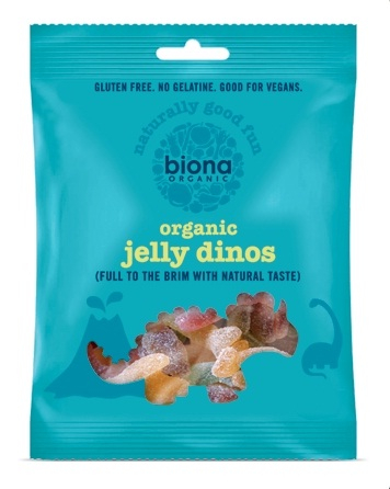 Bomboane, Caramele si Jeleuri - Jeleuri Dinos bio 75g - vegan, fara gluten