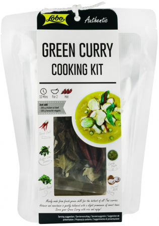 Specialitati si produse asiatice - Kit pentru gatit curry verde, 253g Lobo