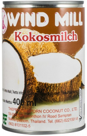 Bauturi vegetale - Lapte de cocos, 400ml Wind Mill