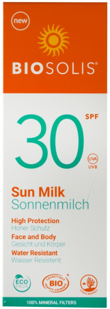 Produse pentru si dupa plaja - Lapte de soare cu protectie solara, SPF 30+, 100ml Biosolis