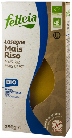 Tendinte - Lasagna bio malai si orez, 250g Felicia