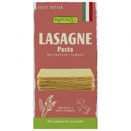 Paste bio din grau - Lasagna bio semola