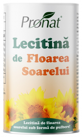 Alimente - Lecitina de floarea soarelui, 200g Pronat