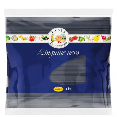 Paste - Liguine negre din grau dur, 3Kg Recheis