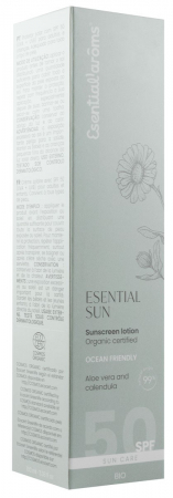 Ingrijire personala - Lotiune bio de protectie solara Esential Sun SPF 50, 100ml Esentialaroms