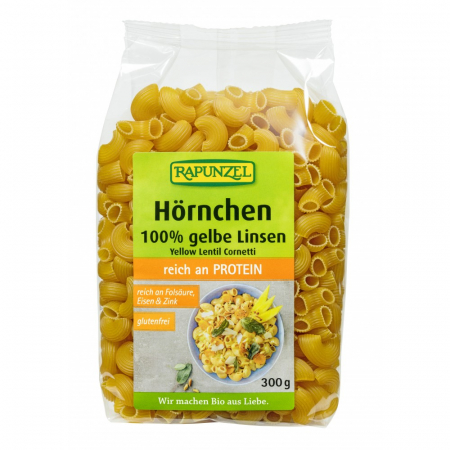 Fara gluten - Macaroane din linte galbena FARA GLUTEN