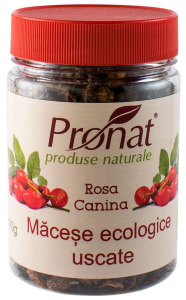 Ceaiuri, Cafea si Inlocuitori - Macese bio uscate, 90g Pronat