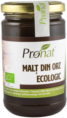 Zahar si indulcitori - Malt din orz bio 400g Pronat