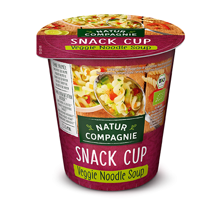 Semipreparate - Mancare la cana supa vegetariana cu taitei bio, 50g Natur Compagnie