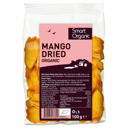 Producatori - Mango deshidratat felii bio 100g SO
