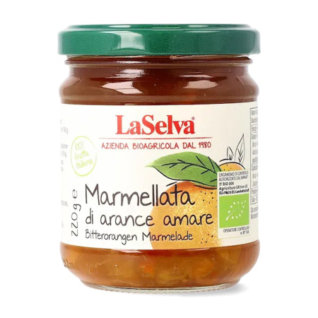 Dulceturi, gemuri, compoturi - Marmelada bio de portocale amare, 220g LaSelva
