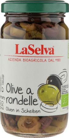 Masline - Masline verzi si kalamata bio taiate bucati, 210g LaSelva