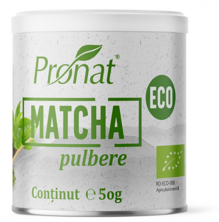 Alimente - Matcha bio pulbere, 50g Pronat