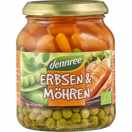 Conserve, Pateuri, creme tartinabile - Mazare cu morcovi eco la borcan
