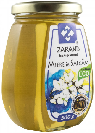 Diverse tipuri de miere si derivate - Miere bio de salcam 500g Zarand