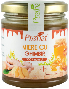 Produse Apicole - Miere cu ghimbir, 220g Pronat