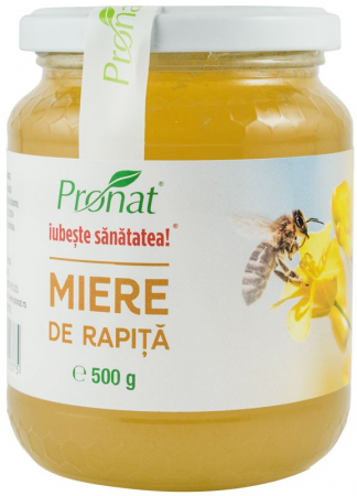 Produse Apicole - Miere de rapita, 500g Pronat