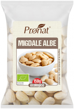 Tendinte - Migdale albe bio, 150g Pronat