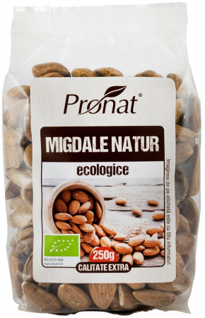 Tendinte - Migdale bio natur samburi, 250g Pronat