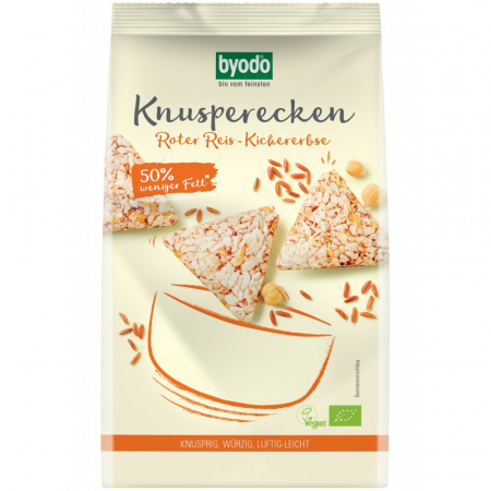 Snacksuri - Mini Crackers din orez rosu si naut fara gluten