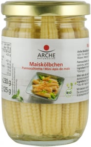 Tendinte - Mini porumb bio in saramura, 230g Arche