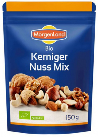 Produse pentru copii - Mix bio de nuci, alune, migdale si caju, 150g Morgenland