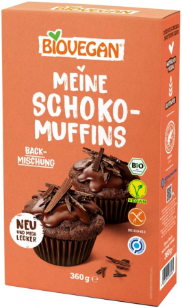 ScufitaRosie - Mix bio pentru Muffins cu ciocolata, vegan, 360g Biovegan
