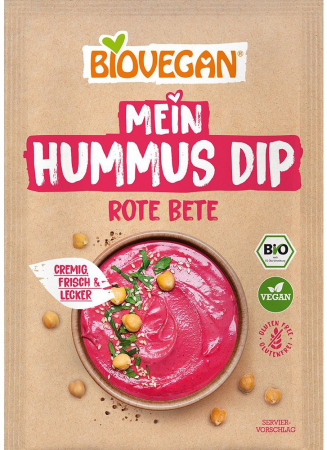 Orez, Faina si Premixuri - Mix bio pentru sos de hummus cu sfecla rosie, 55g Biovegan