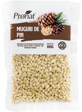 Seminte, fructe uscate, samburi - Muguri de pin, 100g Pronat
