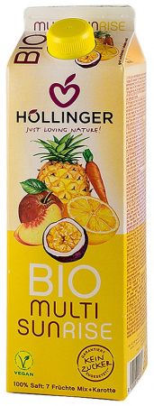 Sucuri - Multi Sunrise Suc bio din amestec de fructe, 1000ml Hollinger