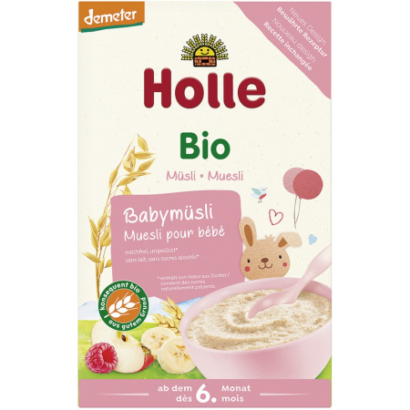 Produse pentru copii - Musli bio cu cereale integrale si fructe pentru copii, +6 luni