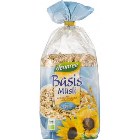Cereale, fulgi din cereale, mic dejun - Musli de baza integral