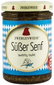 Fara lactoza - Mustar bio dulce cu seminte de mustar, 160ml Zwergenwiese