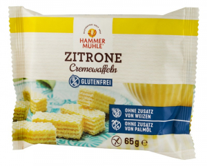 Biscuiti si napolitane - Napolitane cu crema de lamaie, 65g Hammer Muhle