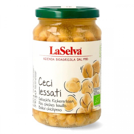 Produse vegan si de post - Naut bio fiert, 340g LaSelva