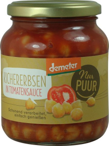 Vegetariana - Naut bio in sos de rosii, 350g Nur Puur