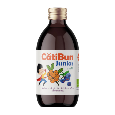 Nectar bio de catina cu afine, 250ml CatiBun Junior [1]