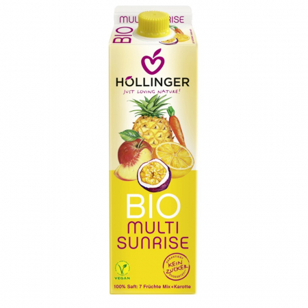 Sucuri din fructe si legume bio - Nectar multifruct sunrise