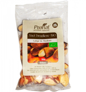 Fara gluten - Nuci braziliene bio, 100g Pronat