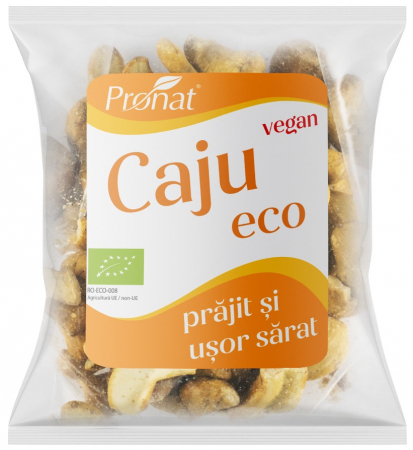 Ciocolata - Nuci caju bio prajite si usor sarate 50g Pronat