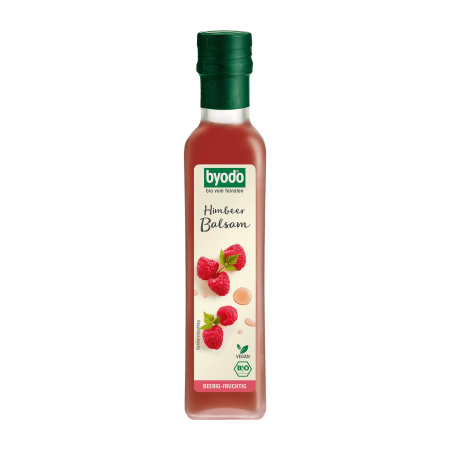 Mixuri, condimente si mirodenii - Otet balsamic bio cu zmeura, 250ml Byodo