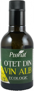Otet - Otet bio din vin alb 12% aciditate, 250ml Pronat