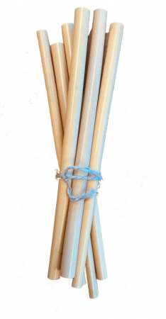 Pai din bambus pentru baut, plastic free, set 6 buc, Maistic [1]
