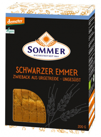 Tendinte - Paine crocanta din grau emmer integral, bio si demeter, 200g Sommer