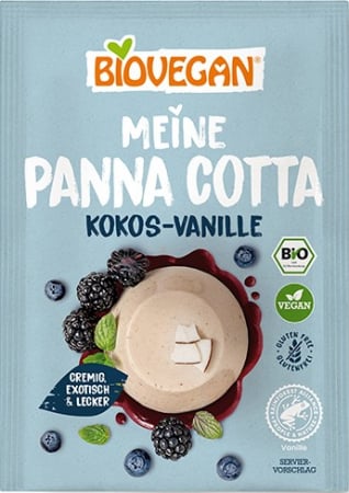 Alimente - Panna cotta bio cu cocos si vanilie, 46g Biovegan