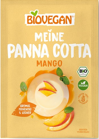 Alimente - Panna cotta bio cu mango, 38g Biovegan