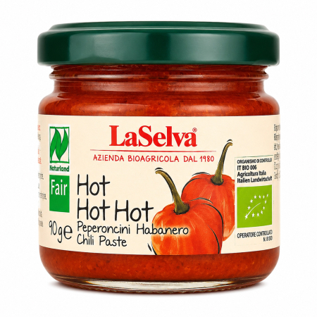 Alimente - Pasta bio de chili, iute, 90g LaSelva